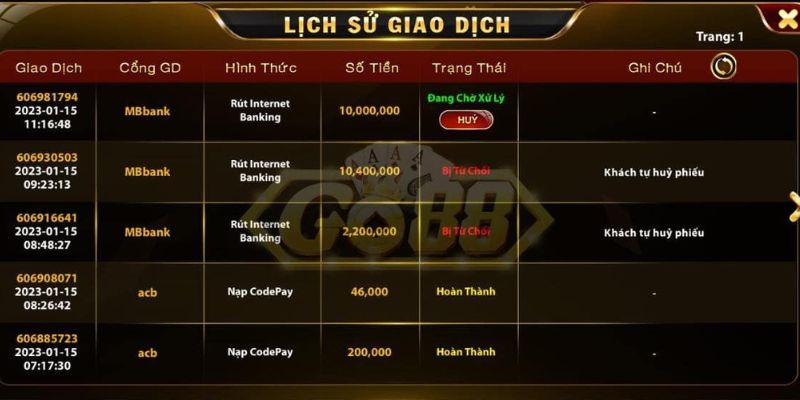 Nguyên nhân chủ đạo khiến nạp tiền vào Go88 thất bại
